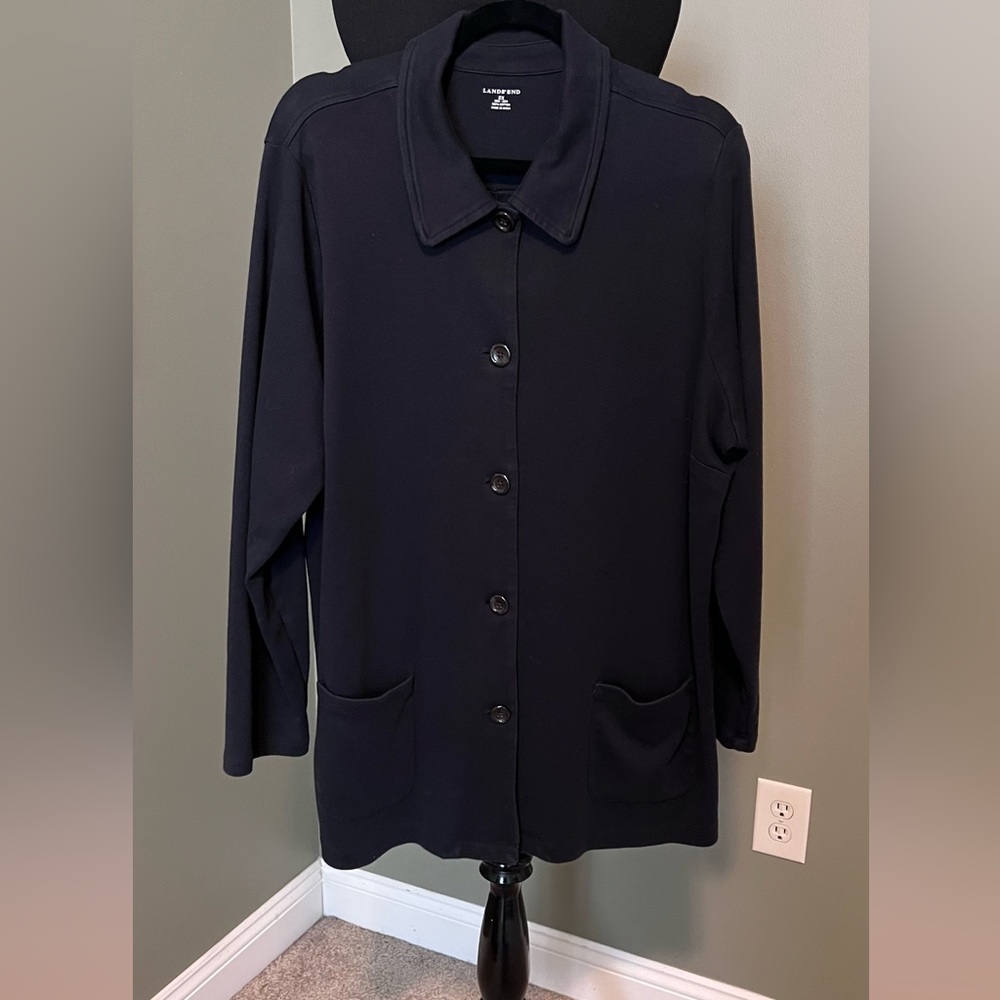 Lands End 100% cotton light coat. Size 2XL